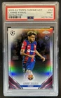2023-24 Topps Chrome UEFA Lamine Yamal RC Rookie Refractor #64 Barcelona PSA 9