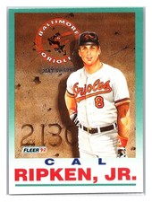 Cal Ripken, Jr. 1992 Fleer #711 Pro Visions Baltimore Orioles