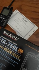 Yaesu FTA 750L. 5W Air band NAVCOMM VHF-GPS, w/ ILS Navigation Display