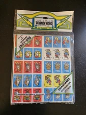 1982 Donkey Kong Scratch 'N Sniff Stickers 🐒 🍌 Sheet Of 30 Watermelon Licorice
