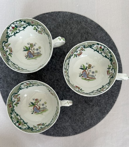 Antique Collectibles 1800s John Ridgway 2/6369 Tahita Bone China Tea Cups. - Picture 4 of 14