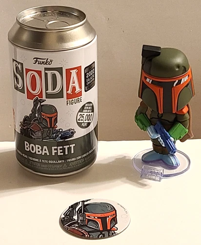 Funko Soda Star Wars Boba Fett Common Figure, 2022 Galactic Convention Exclusive