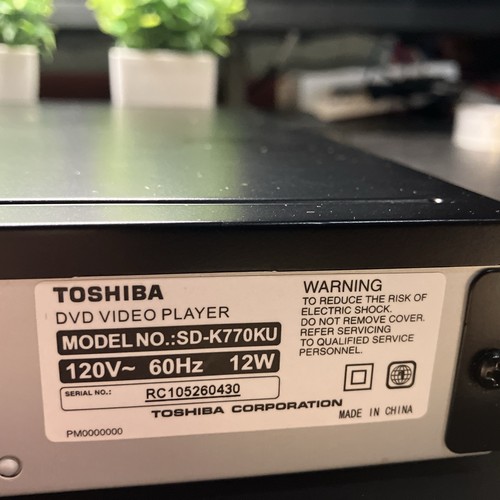 Toshiba SD-K770 Digital Cinema Progressive DVD Remote & AV Bundle. Works. Mint. - Picture 10 of 10