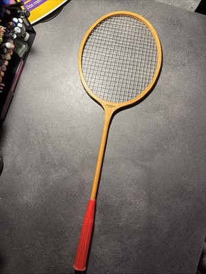 Badminton Schläger Duett Germania DDR Holz Kunststoff Vintage
