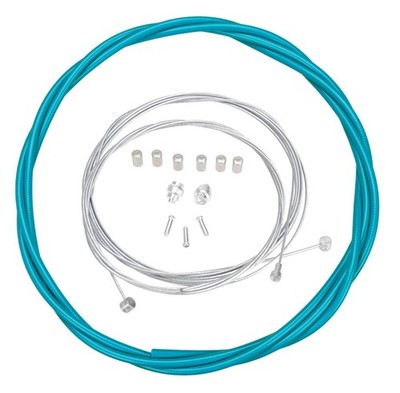 ACS Rotor Freestyle Bicycle Brake Cable Kit for BMX/MTB - TURQUOISE