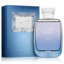 Rasasi Hawas Ice For Him EDP 100ml 3.38oz Men Cologne Fresh Summer Long Lasting