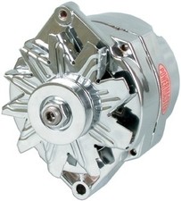 POWERMASTER Chrome Delco 150amp Alternator 1 Wire 37293