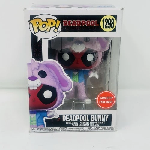 Funko POP! Marvel Deadpool Bunny #1298 GameStop Exclusive Vaulted Bobblehead