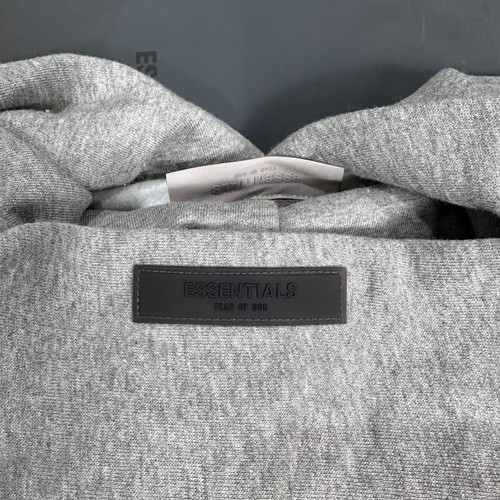 Felpa con cappuccio Fear Of God Essentials (S22) 192BT212113F DRAK OATMEAL da uomo taglia XS-XL - Foto 6 di 7
