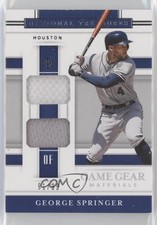 2020 Panini National Treasures Game Gear Dual Materials /99 George Springer 09un