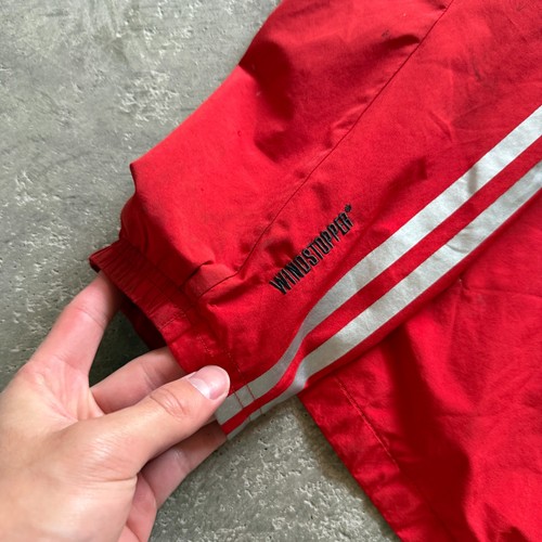 Vintage Adidas Jacke groß rot weiß Windbreaker Retro 90er Sportswear - Bild 6 von 7