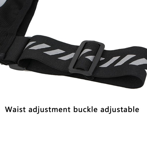 Chaleco de Correr Transpirable Malla Pecho Mochila con Tira Reflectante Gran Capacidad - Imagen 9 de 15