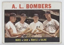 1964 Topps Bombers ( ) Roger Maris Norm Cash Mickey Mantle Al Kaline HOF 7r6