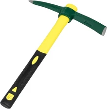15 Inches Steel Forged Pickaxe, Sturdy Durable Mattock Hoe, Weeding Pick...