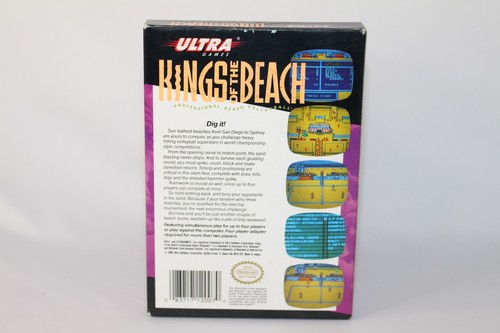 Kings of the Beach NES Nintendo Completo CIB Autentico! Ottime condizioni! BELLO! - Foto 4 di 14