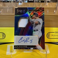 2022 Panini Select Cal Raleigh RPA Rookie Patch Auto #/75 Mariners RC 💥 