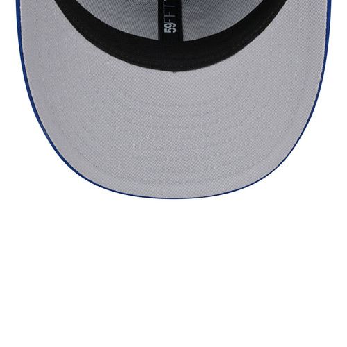 Hombre New Era Royal Los Angeles Dodgers Blanco Logo-Bajo Perfil 59FIFTY Ajustado - Imagen 5 de 5