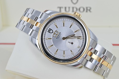 Tudor Glamour Double Date 42mm Wristwatch Diamond Dial Ref 57003 B & P 2014 - Picture 1 of 17