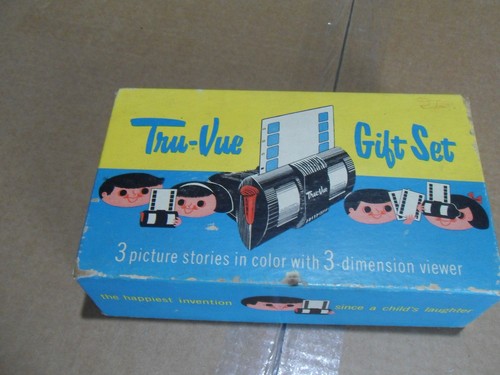 Vintage TRU-VUE Deluxe Gift Set 3 Dimension Viewer With Card Reels & Box - Picture 17 of 22