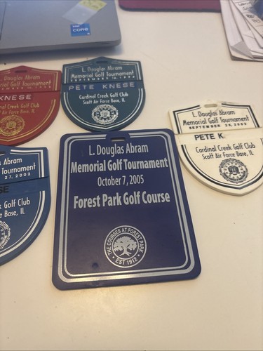 L. Douglas Abram Memorial Golfturnier - 11 Kunststoff ID-Etiketten St Louis Missouri - Bild 7 von 11