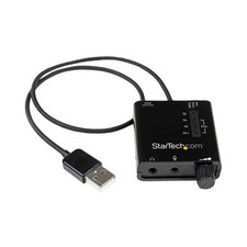 Startech ICUSBAUDIO2D STEREO USB SOUND CARD EXTERNAL SPDIF AUDIO EXTERNAL SOUND