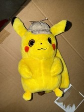 Pokemon DETECTIVE PIKACHU 2019 with Hat 9" Stuffed Plush Toy (WTF72)