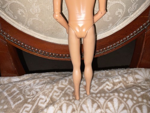 Troy Doll Nude Brown Rooted Hair Blue Eyes High School Musical 2 Articulated - Afbeelding 6 van 6