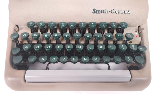 Macchina da scrivere vintage Smith Corona Clipper - manuale portatile in custodia - funziona benissimo! - Foto 5 di 16