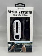 New Prime Audio Wireless FM Transmitter Car Stereo Music For iPhone Android 
