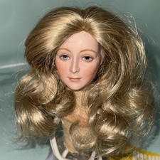 Vintage Monique Collection Doll Wig Modacrylic Marie 7/8 Blonde NOS NEW Bjd Wig