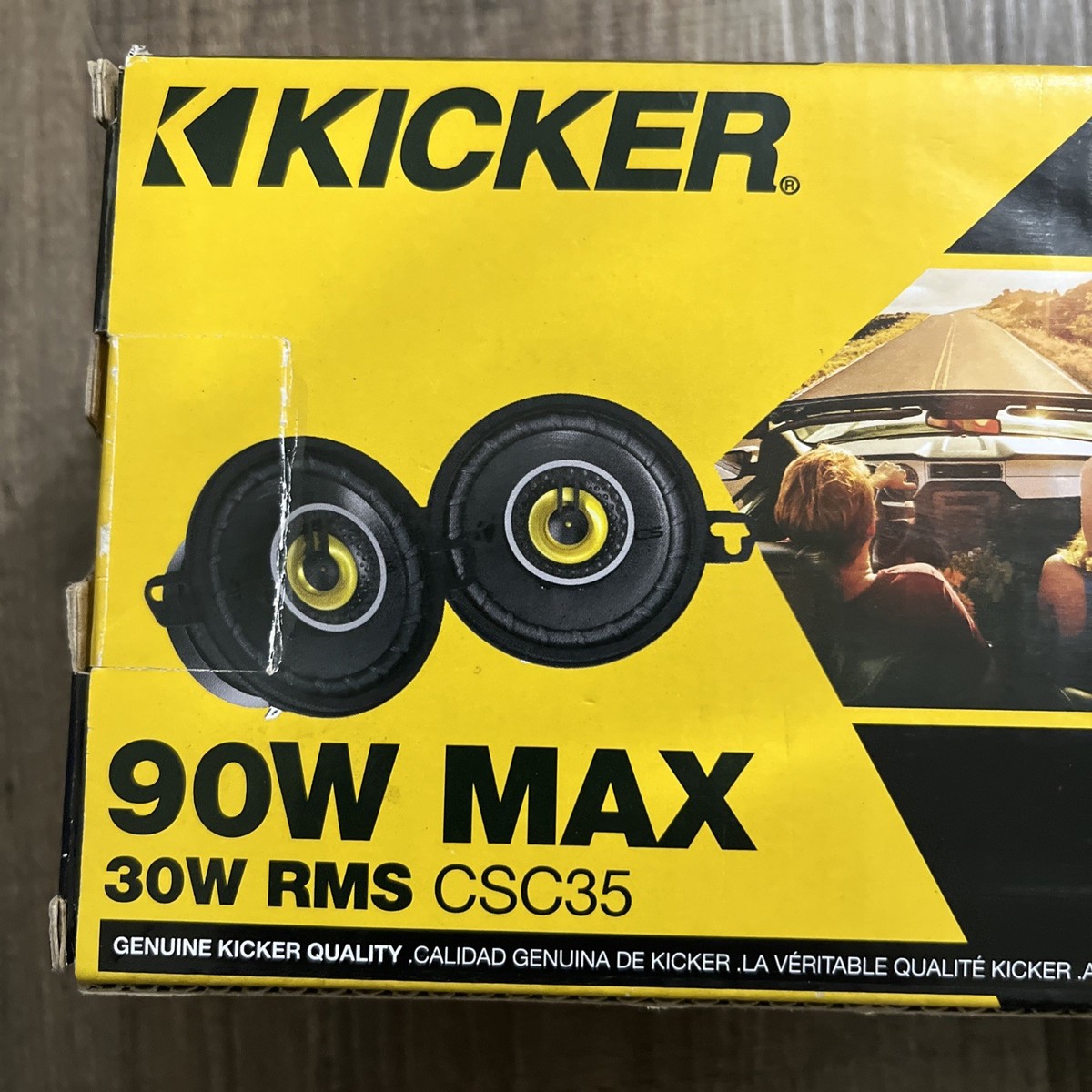 KICKER CSC35 スピーカー１個 KICKER CS Series CSC35 3.5