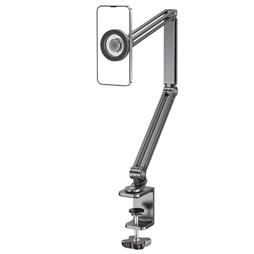 Adjustable Aluminum Tablet Stand with 360 Degree Rotation and Secure Magnet - Photo 12/14