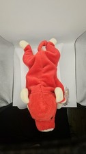 Ty Beanie Baby Snort the Bull Plush Toy 