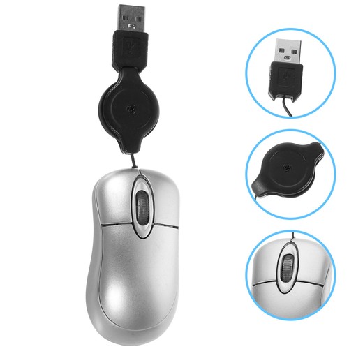 Ergonomic Retractable USB Mouse For Compact Design - 第 5/12 張圖片