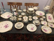 Kaffee-Teeservice von Rosenthal - Handmalerei mit Goldrand - Sonderedition  !