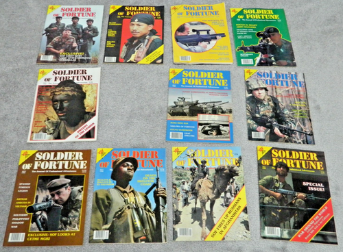Lot of 60 Soldier of Fortune Magazines: 1977 to 1984 - Some Full Years - Bild 6 von 9