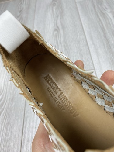 Henrik Vibskov Leder Flechtschuhe Mehrfarbig Gr. 39-40 (25 Cm) - Bild 6 von 7