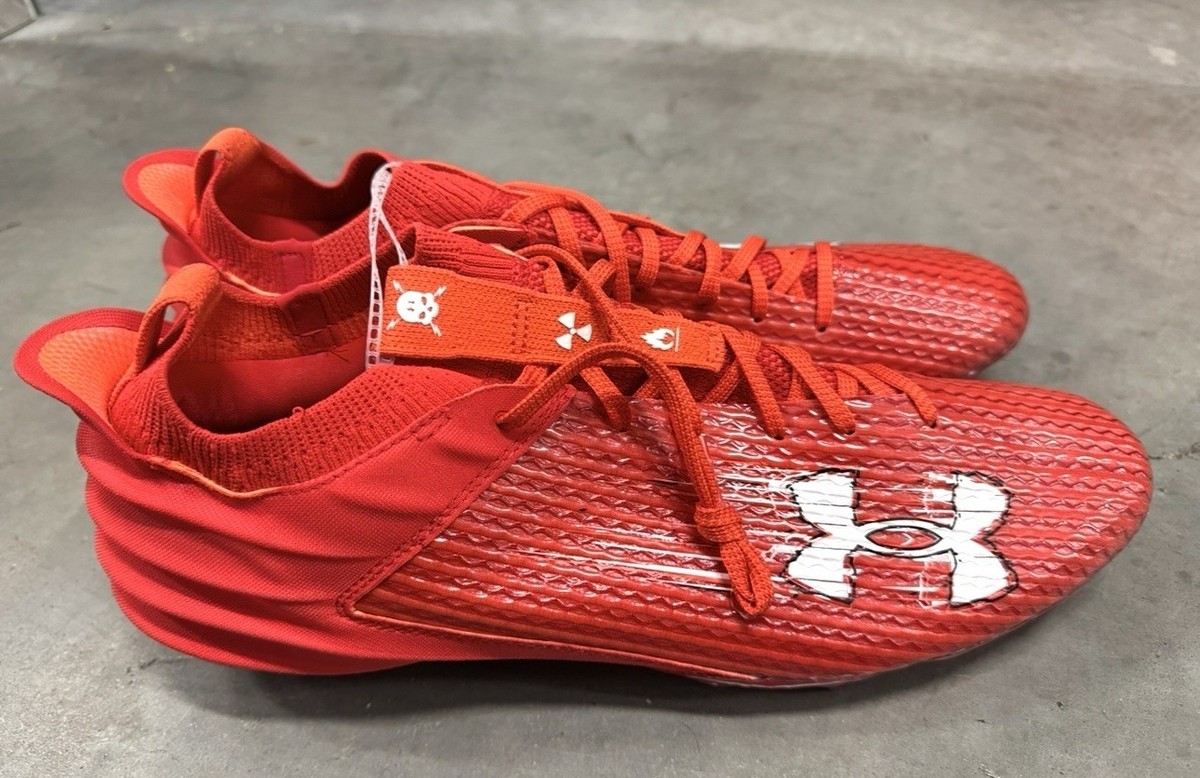 Under Armour Blur Smoke 2.0 MC Football Cleats Red Low 3026330-600