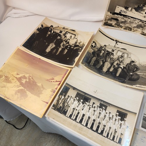 Vintage 1960er Foto Lot USCGC Northwind Icebreaker + Helo Flight Crew - Bild 7 von 13