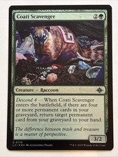 MTG The Lost Caverns of Ixalan Coati Scavenger Foil 0179 NM