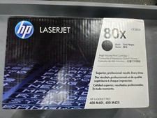 Genuine HP 80X CF280X Black Toner Cartridge LaserJet Pro 400 M401dn NEW Open Box