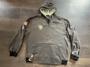 ナイキ NFL Raiders sulute of service パーカー古着 AUTHENTIC Nike Las Vegas Raiders Salute to Service Hoodie