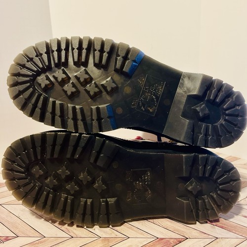 Dr Martens Jadon Max 9 Bota Cuero Envejecido Fondant Rosa Arcadia Cinta Cordones - Imagen 6 de 10
