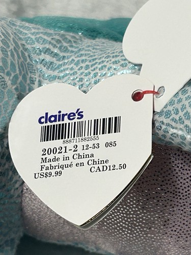 NWT - Ty Beanie Boos - HOLLY the Dragon - 2021 Claire's Exclusive 6" Plush - Picture 8 of 11