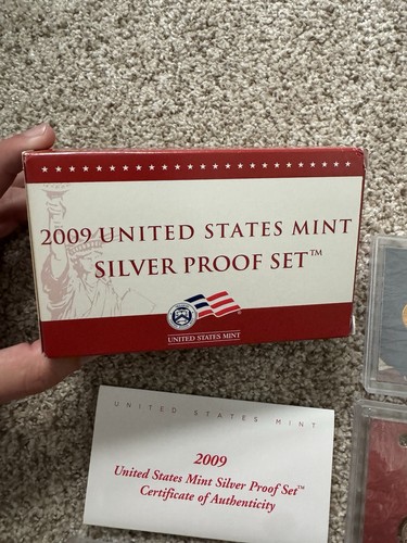 2009 U.S. Mint Silver Proof 18 Coin Complete Set w/Box + COA NICE - Picture 9 of 9