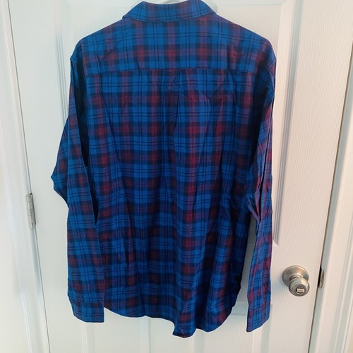 Camisa Patagonia Para Hombre Grande A Cuadros Abotonada Algodón Orgánico Exterior Botón Roto - Imagen 4 de 7