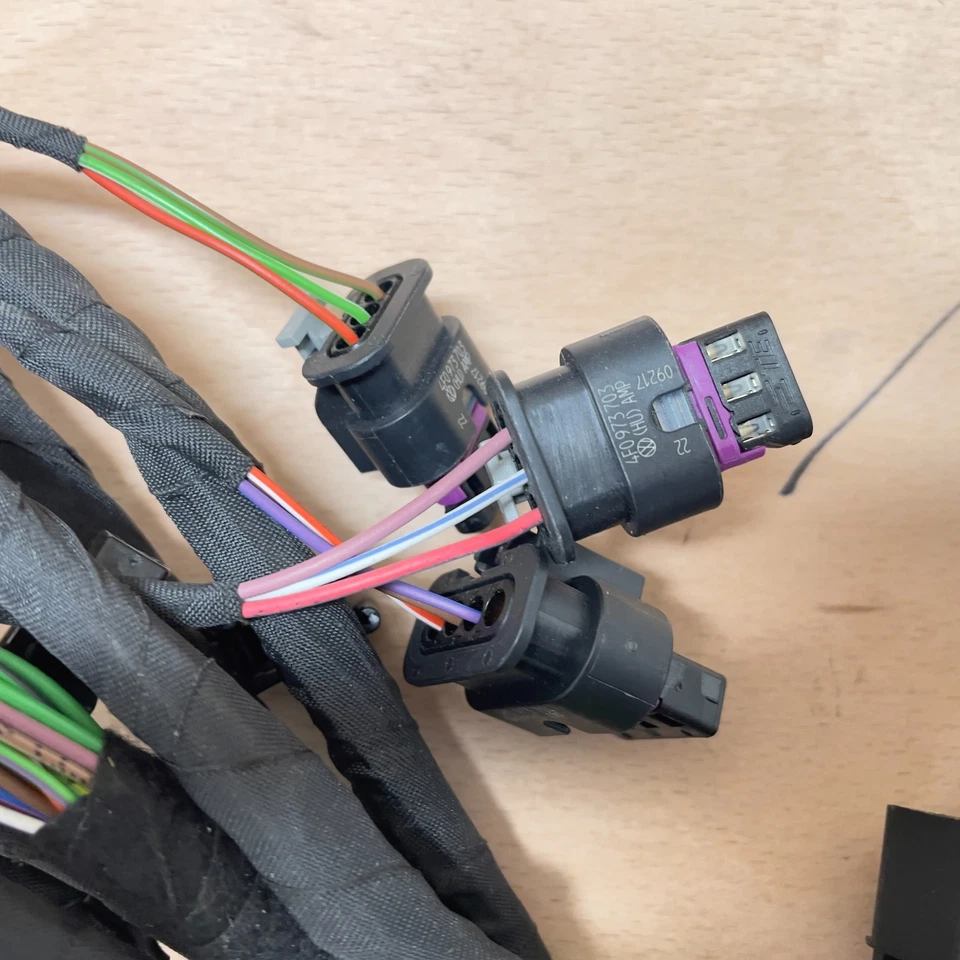 New Genuine Audi A7 C7 4G S7 RS7 Parking Sensor Wiring Loom Rear Bumper BSS+DRL - Image 4 of 4