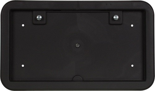 Placa de matrícula, soporte de plástico negro, sin marcos de luz, alrededor de la matrícula - Imagen 1 de 2