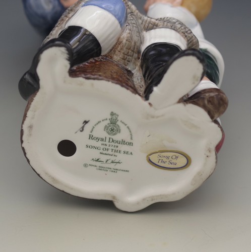 ROYAL DOULTON SONG OF THE SEA HN 2729 GROSSE FIGUR MODELLIERT VON WILLIAM HARPER - Bild 8 von 8