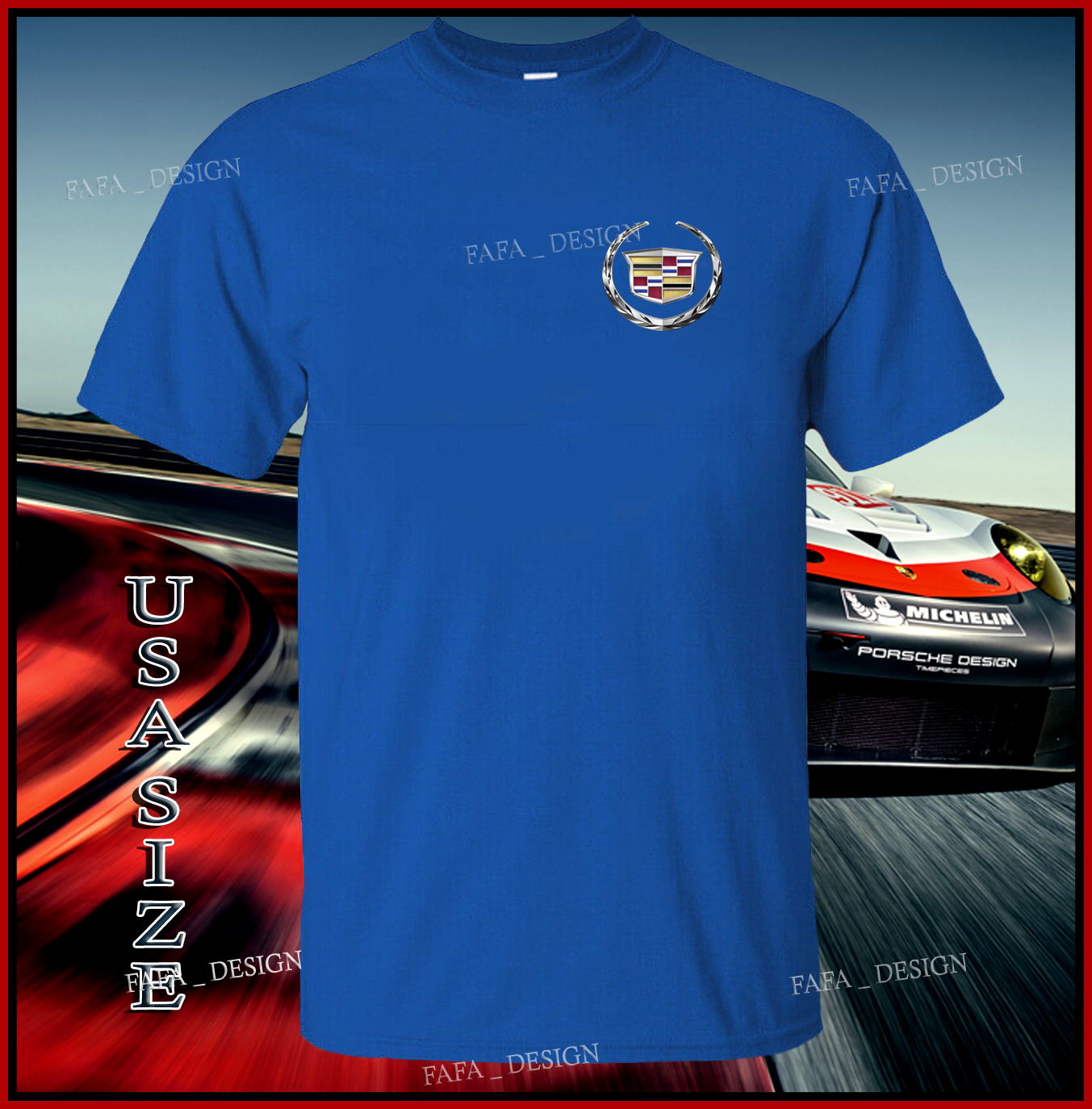 New Limited Shirt Cadillac Racing Logo Unisex T Shirt Usa Size S-5XL - Bild 3 von 9